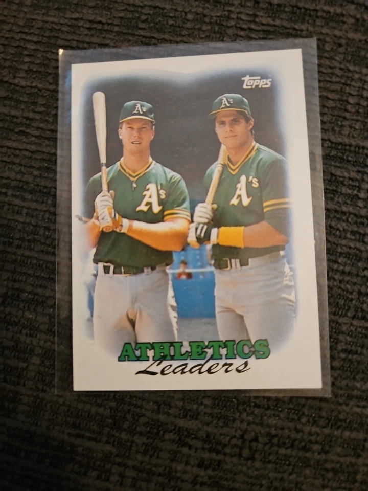 BASH BROTHERS 88 TOPPS ATHELETICS LEADERS - Image 1 of 2