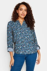 M&Co Womens V-Neck Shirt - Picture 1 of 7