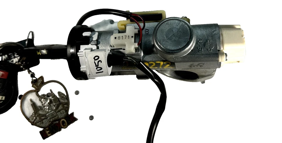2008-2013 NISSAN ROGUE IGNITION SWITCH LOCK W/KEYS & IMMOBILIZER OEM 28590C9968 - Image 1 of 4