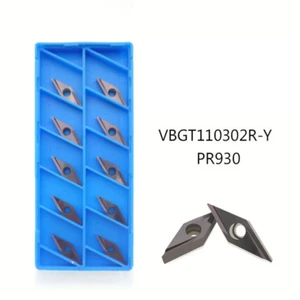 10pcs VBGT110302R-Y PR930 Cermet Inserts New used for processing stainless steel - Picture 1 of 4