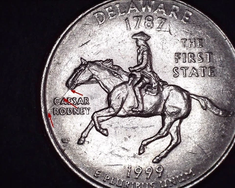 1999 P Washington Quarter - Reverse " Spitting Horse " Die Crack Error Cover