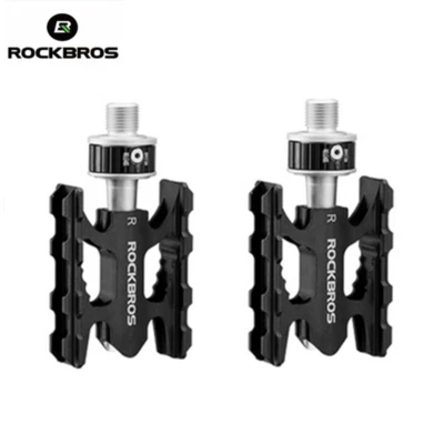 ROCKBROS Bicycle Pedals Mtb Quick Release Rainproof Seal Bearing Road Bike Pedal - Image 1 of 4
