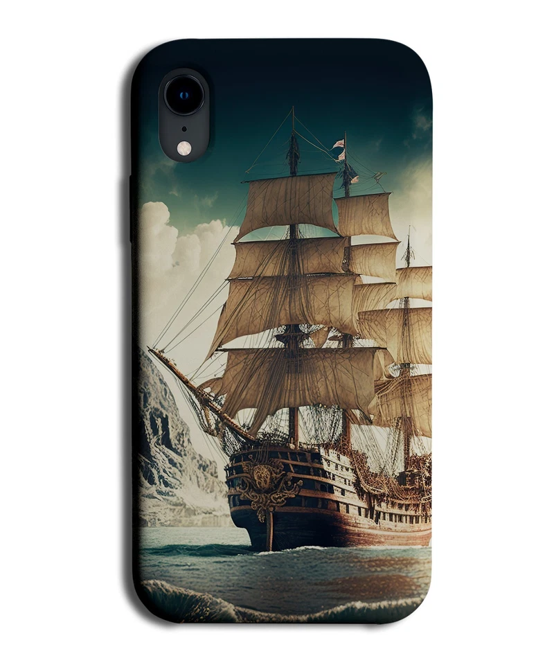 Funda Teléfono Barco Pirata Vela Vela Piratas Océano Sobre el Agua Mar DG45 Foto 1 de 1