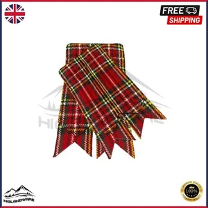"HW Hombre Calcetín Kilt Flashes - Royal Stewart Tartán" - Imagen 1 de 1