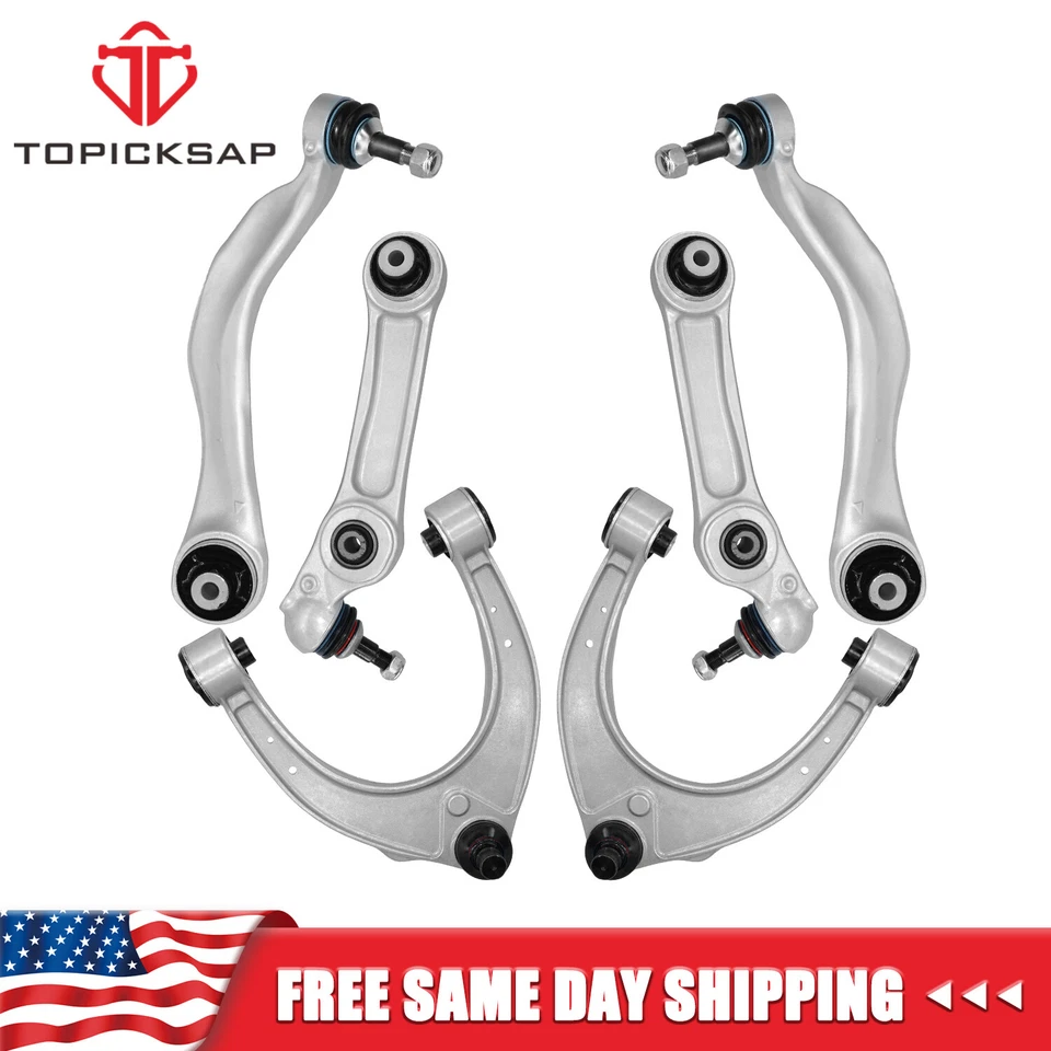 Kits de brazo de control delantero inferior delantero de 6 piezas para BMW 528i 535i 550i 640i 2011-2016 Foto 1 de 4