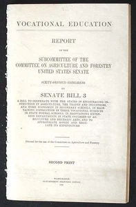 Vocational Education:Report on Senate Bill 3 relative to secondary schools 1912 - Bild 1 von 1