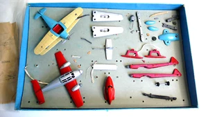 SOLIDO DÉMONTABLE RARE COFFRET AVIONS N°3 DANS L' ÉTAT 27x41cm ANNÉES 30/40 - Imagen 1 de 15
