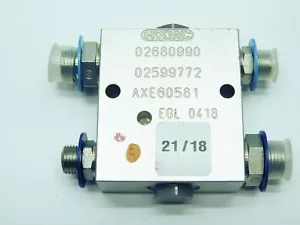 Original John Deere AXE60581 Hydraulikventilkrümmer - Bild 1 von 6