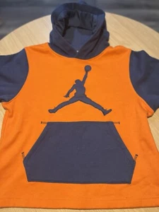 Kids Michael Air Jordan Sweatshirt, Blue And Orange, Size Medium (10/12) - Picture 1 of 10