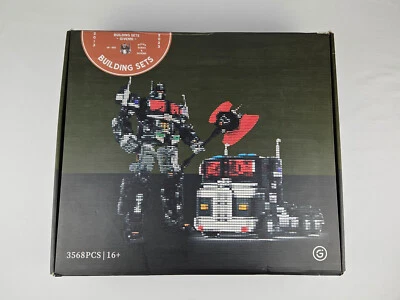 Givenni Dark Knight Mecha Transforming 2 in 1 Robot & Truck Model Building Kit - Image 1 of 4