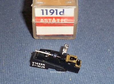 Astatic 1191 1191d CARTRIDGE NEEDLE for Tetrad 6-33D-78-1 1237d 1177d EV 5102D - Image 1 of 2