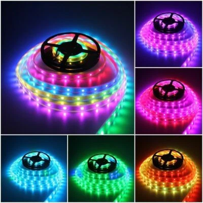 5V WS2812B LED Streifen Strip 1M-5M WS2812 RGB 5050 Leiste Licht Adressierbar - Bild 1 von 4