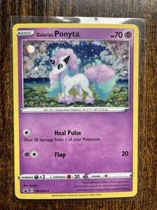 Pokemon Galarian Ponyta Promo SWSH013 Englisch Holo #2 - Bild 1 von 7