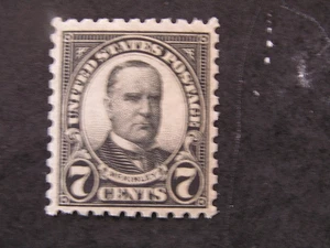 1926 US S# 588, 7 cent McKinley Stamp Black Pf 10 MNH OG f - Picture 1 of 2