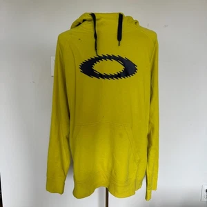 Sudadera con capucha Oakley de colección para hombre XXL Oakley Software Y2K logotipo ondulado Cyber Tech Force DEFECTUOSA - Imagen 1 de 7