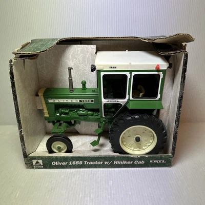 ERTL Oliver 1655 w/ Hiniker Cab 1/16 Diecast Farm Tractor, RARE Collectible *NEW - Image 1 of 4