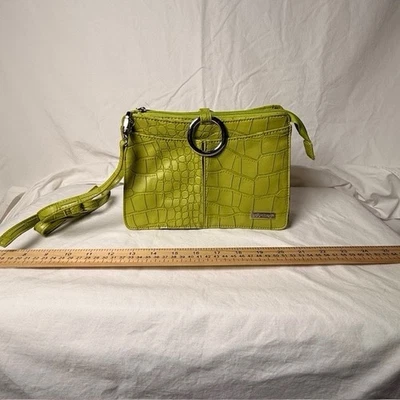 Bolso organizador bolso diseño cocodrilo lima muchos bolsillos Foto 1 de 4