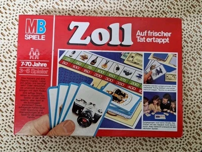 Zoll - Auf frischer Tat ertappt von MB Spiele von 1982 Brettspiel vollständig - Bild 1 von 4