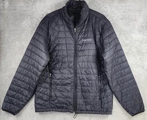 Marmot Jacket Mens Large Black Insulated Puffer Reversible Full Zip Outdoor - Picture 1 of 10