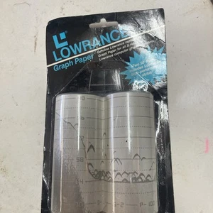 Graph Paper Fish Finder Lowrance for all x-model Straight Line Recorders Rolls - Picture 1 of 5
