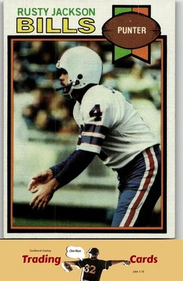 1979 Topps #449 Rusty Jackson Buffalo Bills Football Card EX - Image 1 of 2