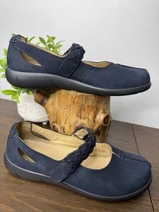 Neu Hotter Blue Shake bequeme Schuhe 8,5 verstellbarer Riemen niedriger Keilabsatz - Bild 1 von 10