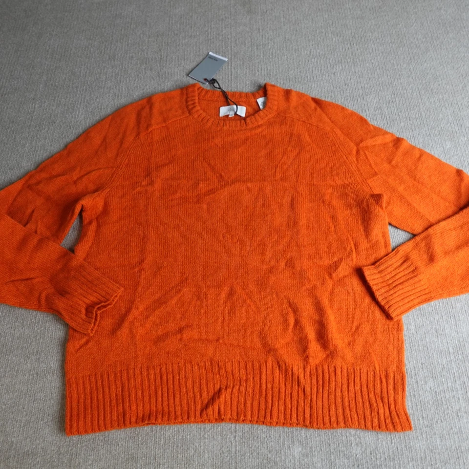 Suéter Jack Spade XL Naranja Raglán 100% Lana Blake Shetland NUEVO Foto 1 de 4