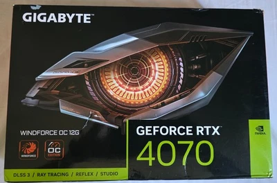 Gigabyte Nvidia GeForce RTX 4070 Gaming OC 12G Video Card - Image 1 of 2