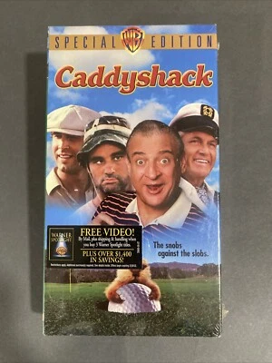 CADDYSHACK (1980, VHS) SEALED NEW VHS TAPE 2001 WARNER BROS SPECIAL EDITION - Image 1 of 3