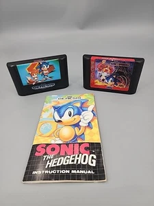 Paquete Sonic Sonic 2, Sonic Spinball y Sonic manual probado - Imagen 1 de 6