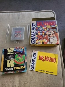 Dr. Mario Nintendo (Game Boy, 1990) Box, Game & Manual Tested! - Picture 1 of 17