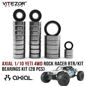 Kit de rodamientos completo de 28 piezas para 1/10 Axial Yeti 4x4 Rock Racer RTR AXID9026 - Imagen 1 de 7