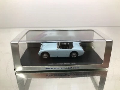 SPARK S0815 AUSTIN HEALEY SPRITE 1958 - LIGHT BLUE 1:43- GOOD IN BOX - 425 - Bild 1 von 4