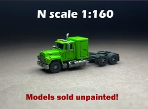 N Scale (1:160)  American Bulldog R series Sleeper Cab - UNPAINTED, NOT A  TOY! - Picture 1 of 12