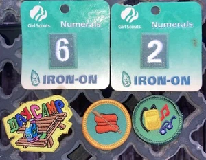 Vintage Girl Scout Patches Lot Of 5 Patches - Picture 1 of 1