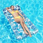 Inflatable Pool Floats Raft, Inflatable Pool Float With Headrest For Adults