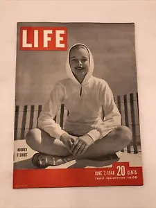 VTG Life Magazine June 7 1948 Hooded T-Shirt Helen Sinclaire Cover, Newsstand - Picture 1 of 4