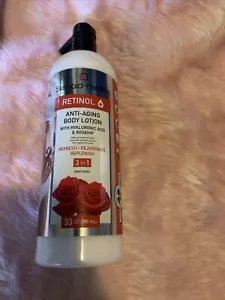 RETINOL ANTI-AGING BODY LOTION WITH HYALURONIC ACID & ROSESHIP 33 OZ - Picture 1 of 4