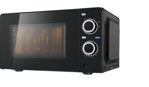 Essentials CMB21 700w Solo Microwave Oven with 6 Power Settings 15L Black