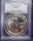 1993-D Madison Modern Commemorative Silver Dollar $1 Pcgs Ms 69