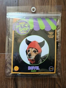 Rubies Pet Shop Devil Hat Small / Medium Size Dog Halloween Costume - Picture 1 of 3