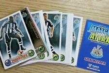 TOPPS MATCH ATTAX 2008-09 , NEWCASTLE UTD TRADE CARDS, PICK YOUR CARDS , VG / EX