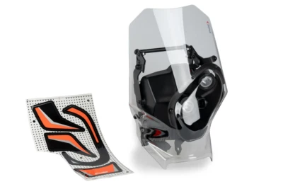 Puig Rally Screen Windshield Semi Fairing Clear KTM 125 EXC 2014 - 2023 - Image 1 of 4