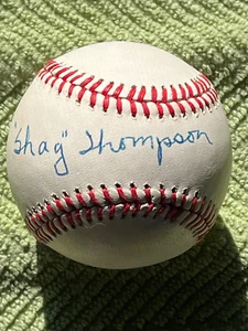 Hermoso punto dulce autografiado por Shag Thompson único firmado B marrón certificado certificado de autenticidad - Imagen 1 de 2