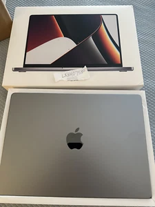 Apple MacBook Pro M1 14" 10-Core CPU 16-Core GPU 2021 1TB SSD 16GB RAM Grau BOX - Bild 1 von 14