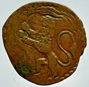 BOLOGNA - PAOLO V 1605-1621 -AE/ QUATTRINO 1619 RARA - Picture 1 of 2