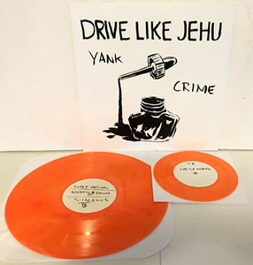 DRIVE LIKE JEHU yank crime Lp ORANGE COLORED Vinyl Record with Bonus 7" Record - Picture 1 of 2