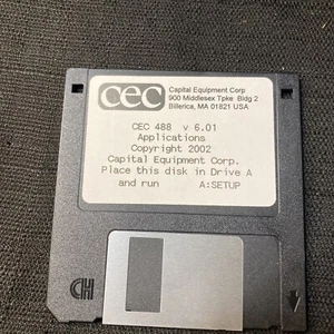 Software de disquete de adquisición de datos de aplicaciones Keithley CEC 488 V 6,01 2002 - Imagen 1 de 1