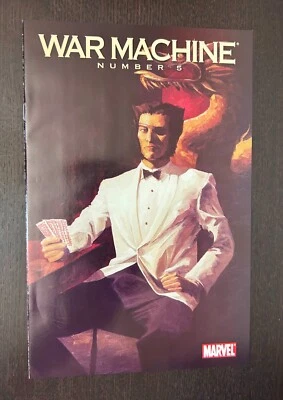 WAR MACHINE #5 (Marvel Comics 2009) -- Wolverine VARIANT -- VF/NM - Image 1 of 2