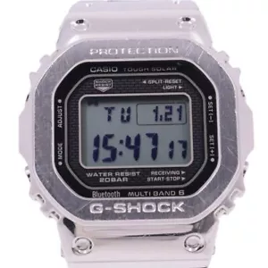 G-Shock Full Metal Silver Radio Wave Solar Casio GMW-B5000D-1JF Men Watch CASIO - Picture 1 of 10